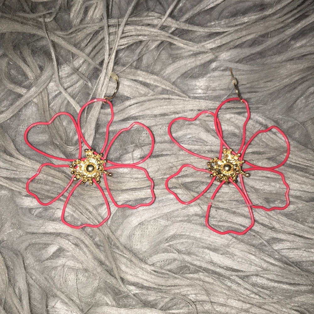 🌺SUGARFIX red summer flower earrings🤩